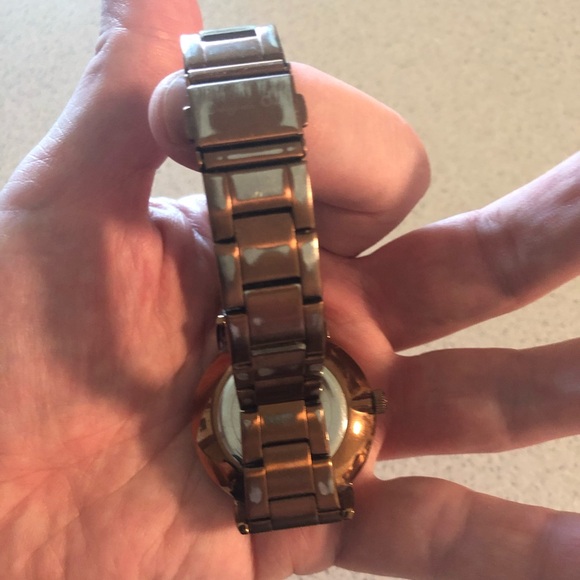 Origami Owl Chocolate Signature Locket watch w/ Swarovski Crystals - Picture 2 of 3